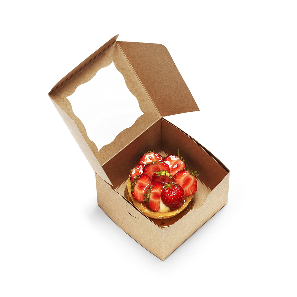 Buy 350gsm Kraft Box Small Cupcake Boxes | Food Packaging Box