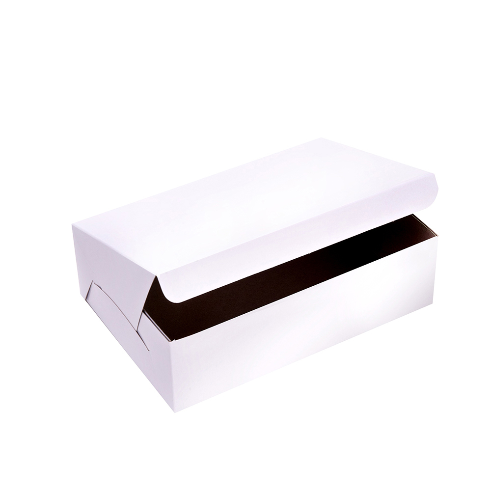 custom white kraft pastry cupcake plain packaging box 