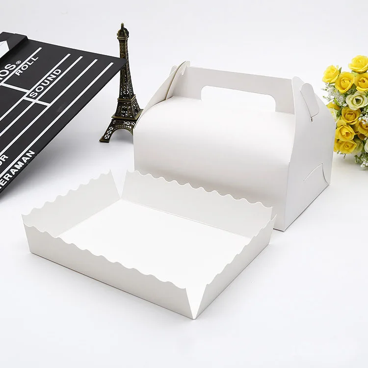 Kraft Paper Box Pastry Cookie Box Cupcake - 3