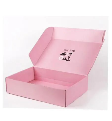 Pink Auto Corrugated Paperboard box
