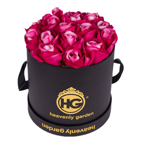 Birthday Flower Box, Round box of flowers, florist flower boxes manufacturer 