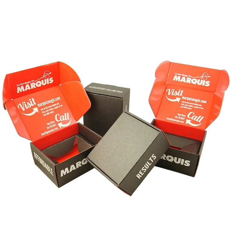 Customized High Quality Double Side Printed Corrugated Mailer Box with Inserts from China Supplier - 3