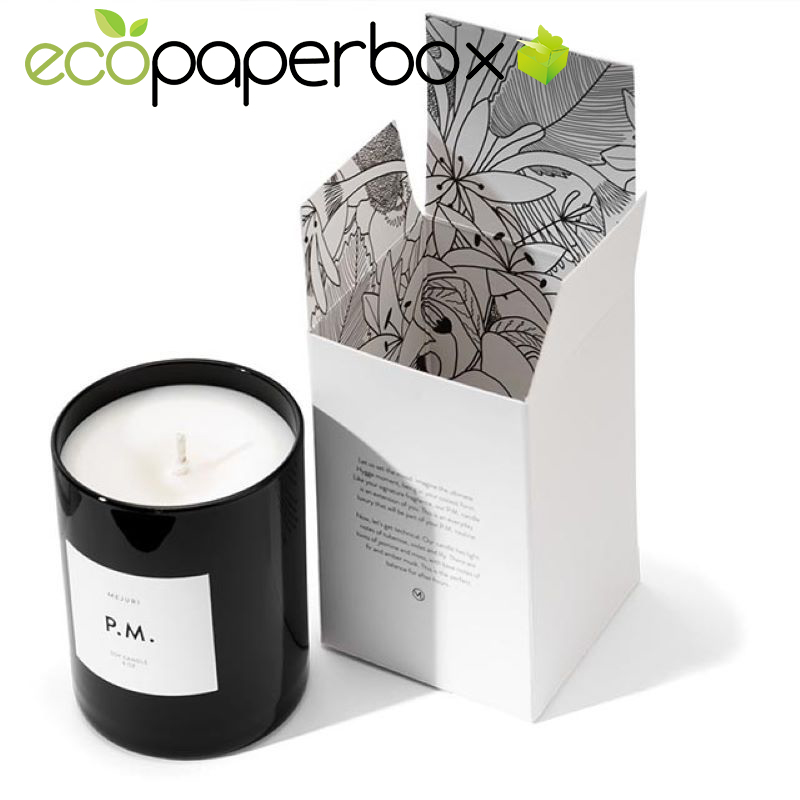 Custom candle box packaging suppliers 1-2-3 bottom boxes from China 