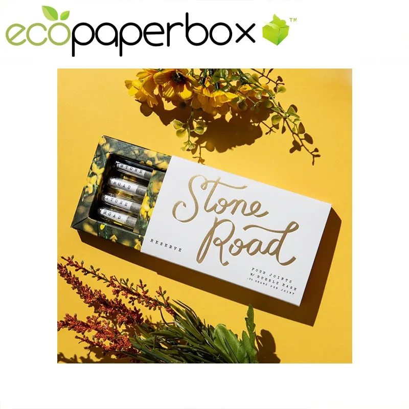Cusotm Cbd Product Packaging Design Vape Foldable Drawer Gift Box - 1