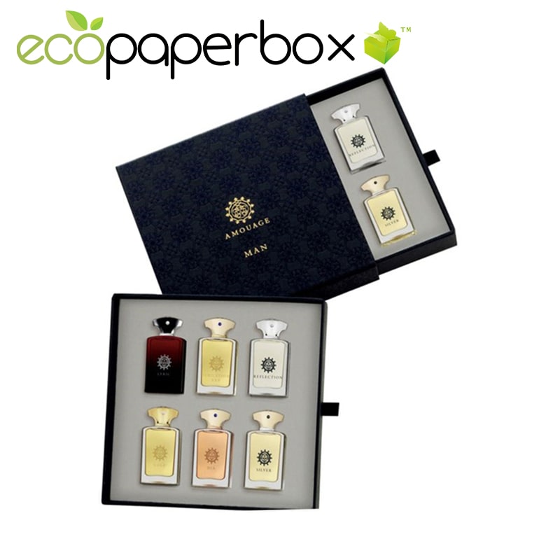 Bespoke slide open rigid setup boxes custom jewelry box with logo
