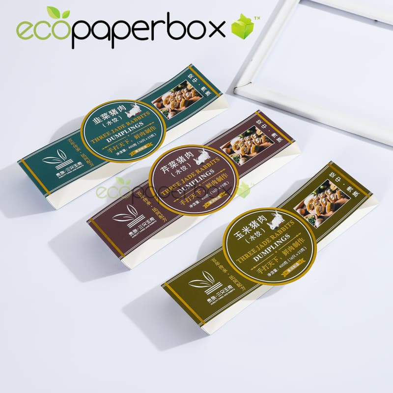 Custom Printing Belly Bands Pesonalised Cardboard Sleeves for Food Packaging 