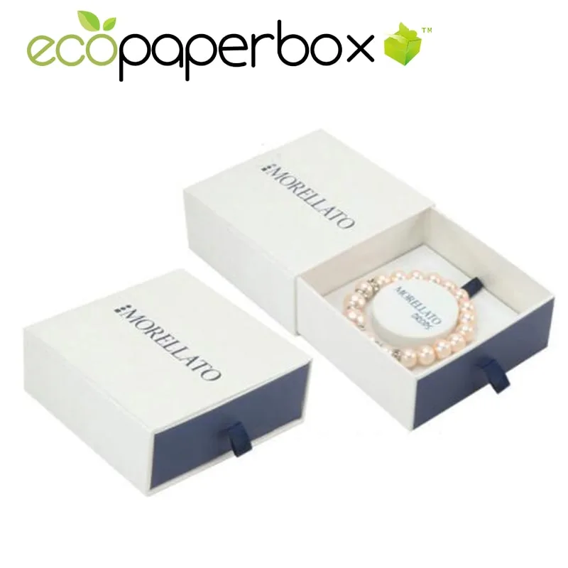 Printed Jewelry Gift Boxes with Logo Sliding Drawer Packaging Box Supplier