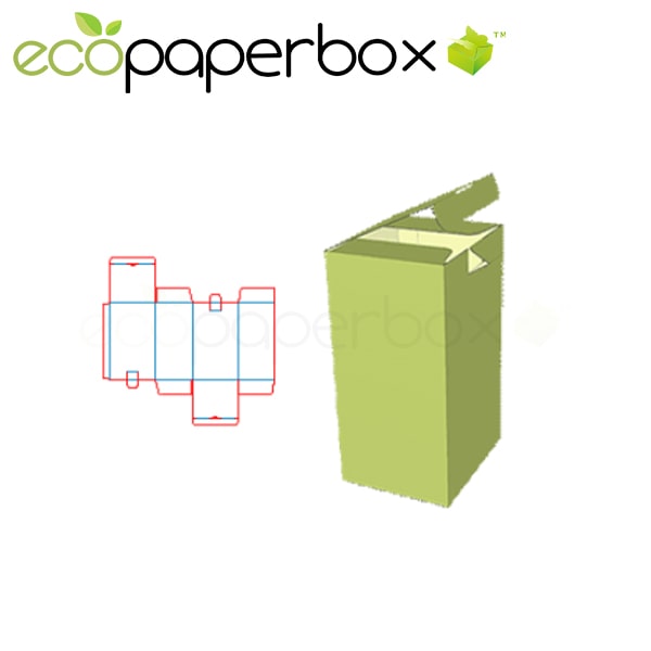 Custom Reverse Tuck End Paper Box with two lock EPB0071-A001B