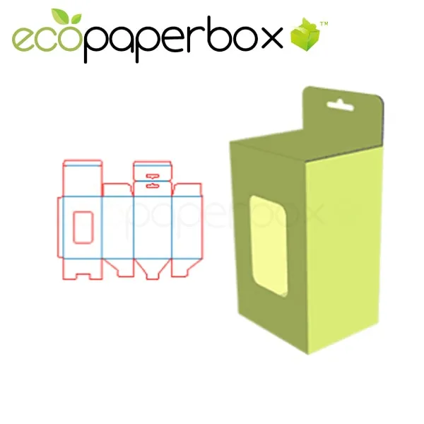 1-2-3 Bottom Box with Window and Hanger Tag - 1