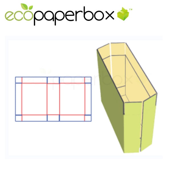 Custom express packaging box design express packaging ECOSD00026-D027
