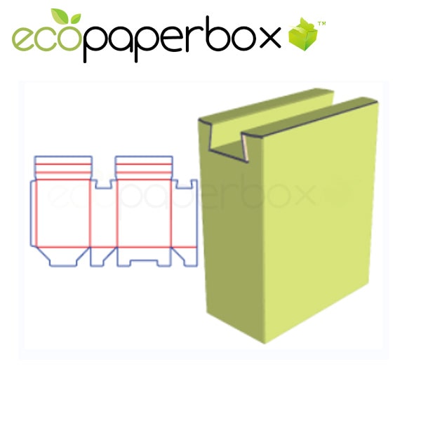 Custom abnormal packaging design bottom-lock packaging design cosmetic packaging design ECOSD00031-H007