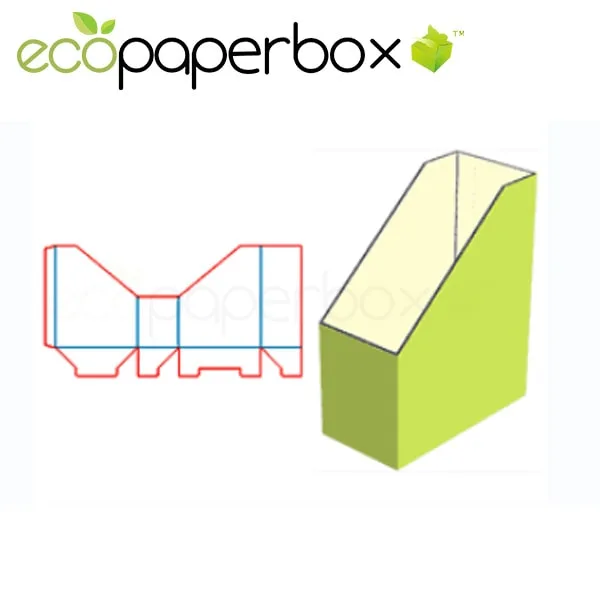 Lock Bottom File Box Display Box Exhibition Commodity Packaging Design Ecosd00033-H013 - 1