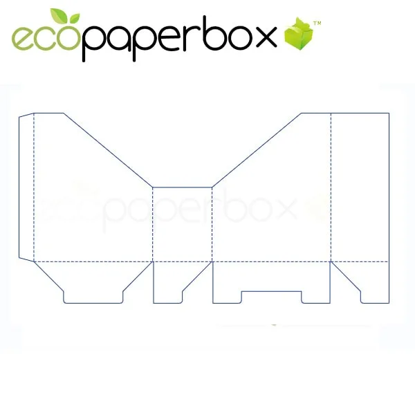 Lock Bottom File Box Display Box Exhibition Commodity Packaging Design Ecosd00033-H013 - 2