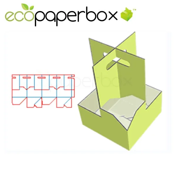 Abnormal Packaging Design Fast Food Taken Away Design Self-Lock Packaging Design Fast Food Packaging Ecosd00032-H009