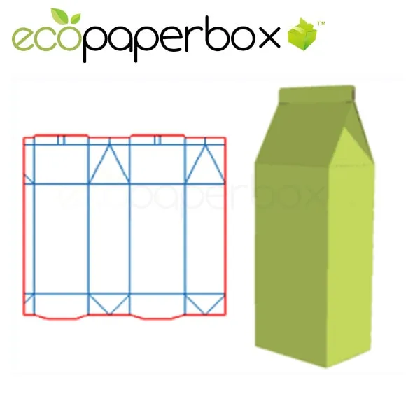 Milk Carton Packaging Beverage packaging design ECOSD00024-B063