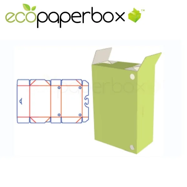 Box Structure Design Tray Box Flip Box Structure Pizza Box Structure Ecosd00028-E040