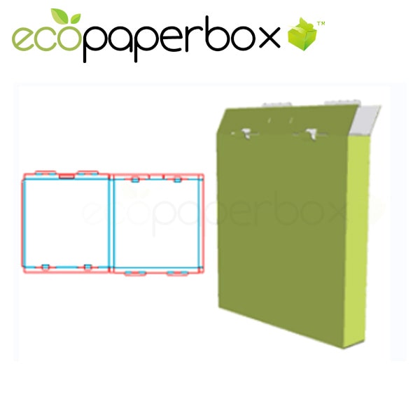 Custom Lock box  upper and lower lock design  gift packaging design  health care packaging  fruit packagin ECOSD00036-J028