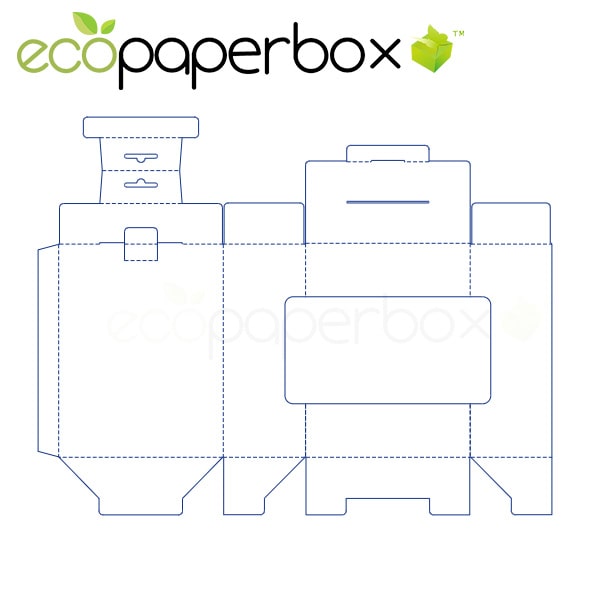 Custom promotion product packaging design handbag packaging box ECOSD00039-K015A