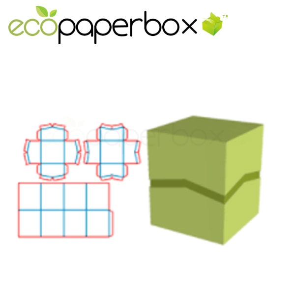 Custom Paper-covered cover  opposite open cover  cover and bottom asymmetry  manual box  sky box ECOSD00080-C023