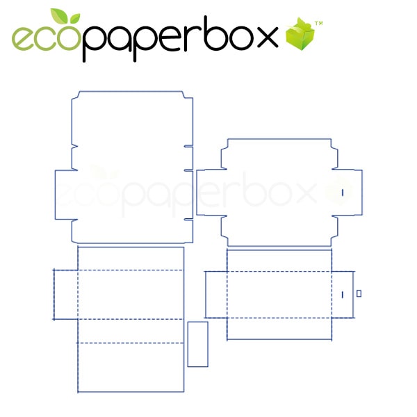  Custom Drawer box-type boutique box hardcover box five-sided seal V-slot design ECOSD00097-DM002