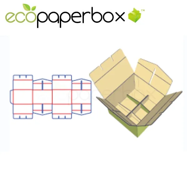 Beer Packaging Design 6 Compartment Corrugated Shipper Corrugated Box Ecosd00038-K014