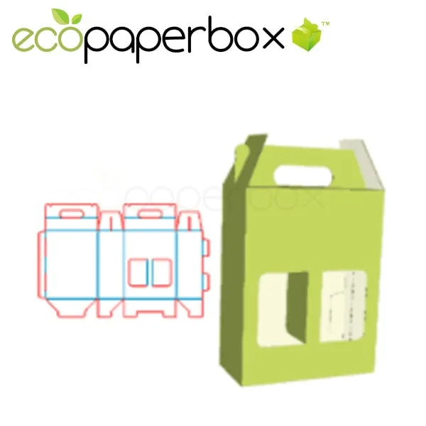 Gift Box Design, Health Care Product Packaging Fruit Packaging with Hand Gift Box Corrugated Gift Ecosd00044-K053