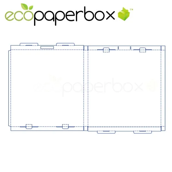 Lock Box Upper and Lower Lock Design Gift Packaging Design Health Care Packaging Fruit Packagin Ecosd00036-J028 - 2