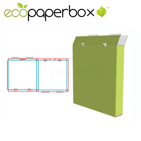 Lock Box Upper and Lower Lock Design Gift Packaging Design Health Care Packaging Fruit Packagin Ecosd00036-J028