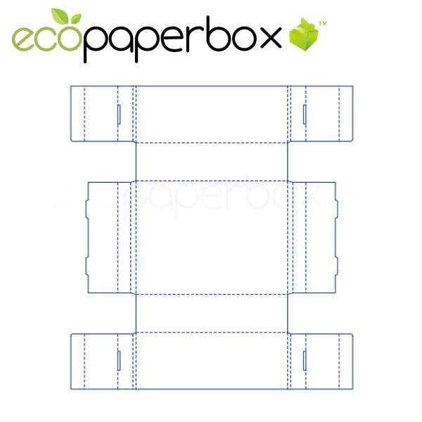 One Piece Carrying Box Compose Type Packaging Box Design Ecosd00056-Z015 - 2