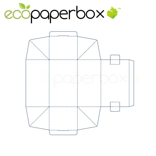 Wind Box Tube Box Cosmetic Packaging Design Paper Corrugated Paper Box Packaging Structure Design Ecosd00055-Z006 - 2