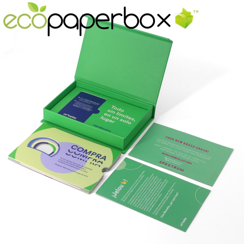 Customised Gift Cards Holders Rigid Magnetic Boxes for Gift Cards 
