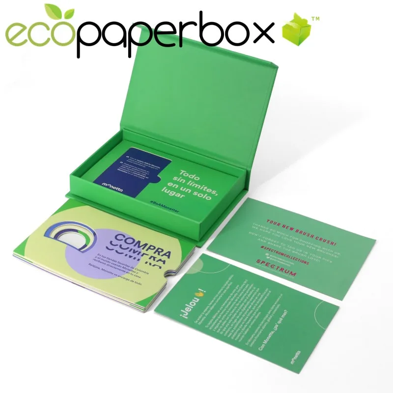 Rigid Magnetic Gift Card Presentation Packaging Boxes for Gift Cards - 3