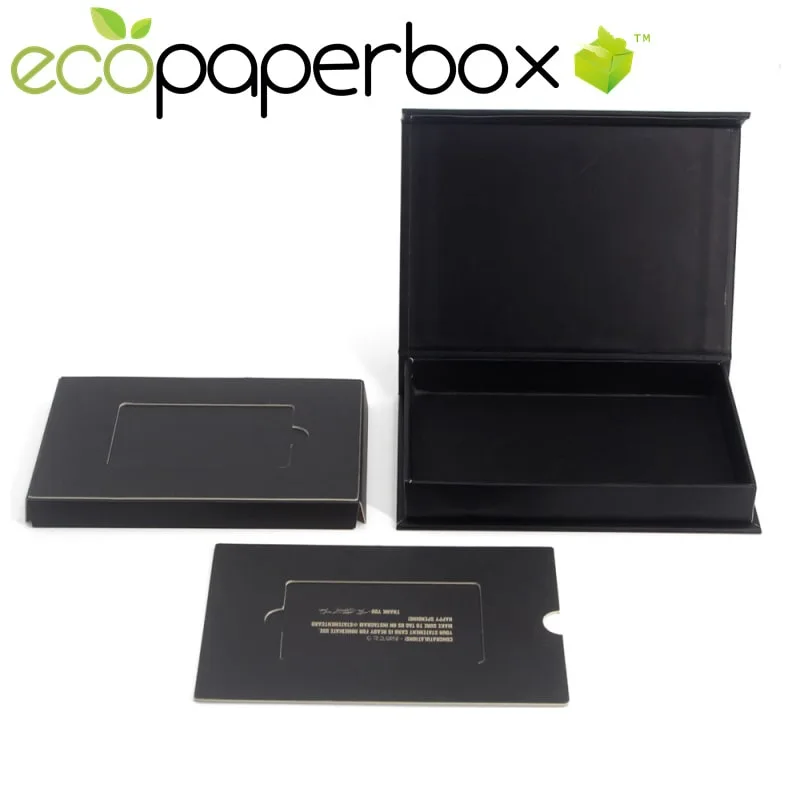 Rigid Magnetic Gift Card Presentation Packaging Boxes for Gift Cards - 5