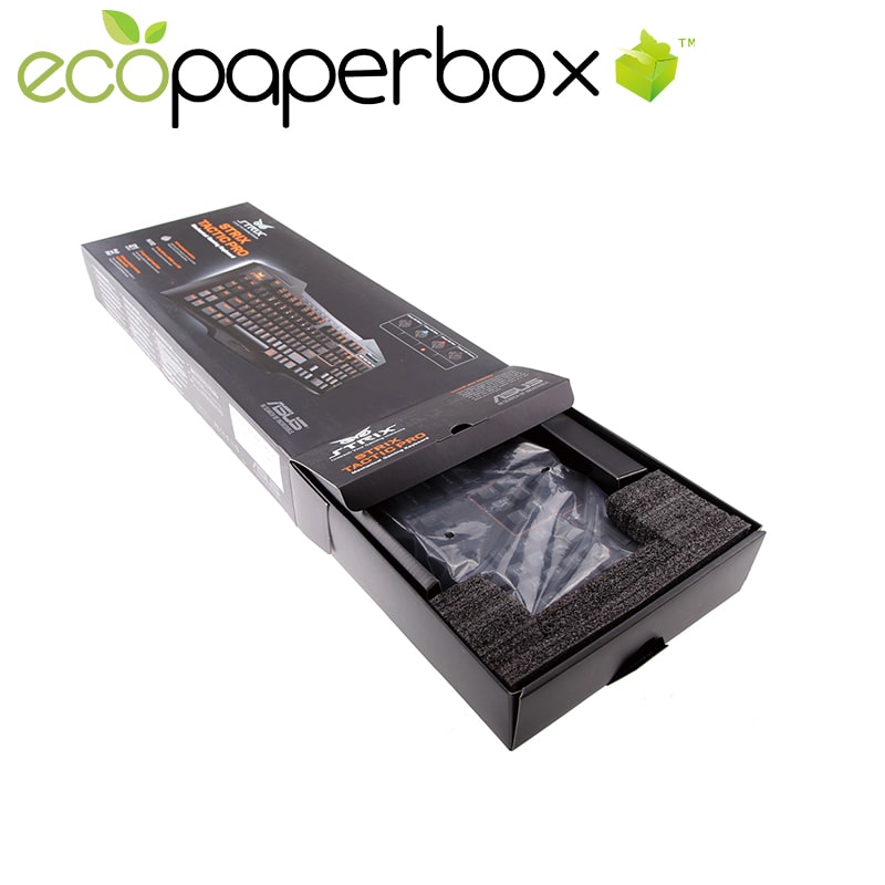 custom computer keyboard packaging box with handle 