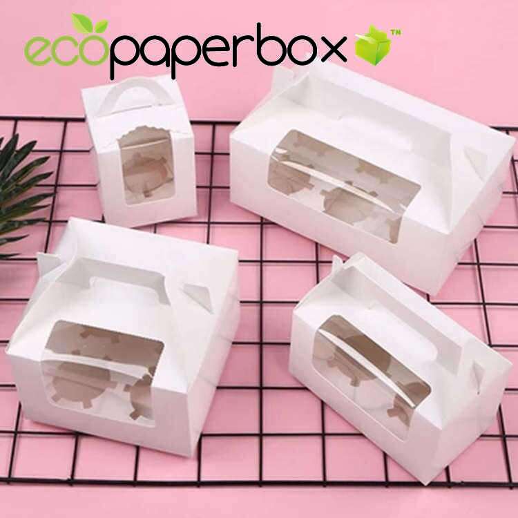 Custom Bakery Boxes with Window Cupcake Boxes Cheap