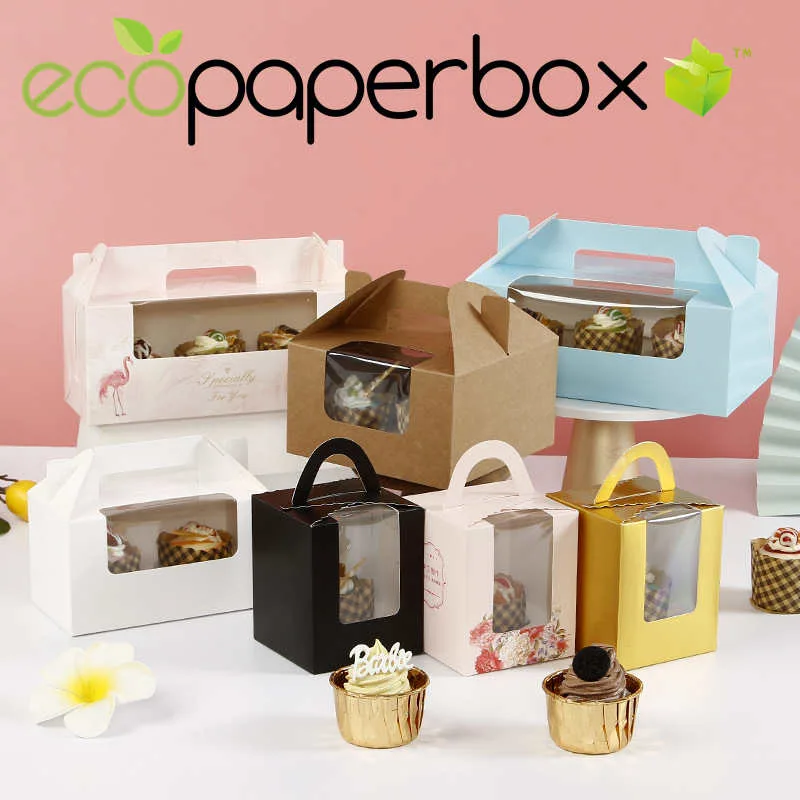 Enhance Your Presentation: Cupcake Box with Window, Handle, and Creative Packaging Ideas - 2