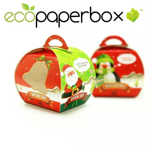 Convenient and Stylish Cupcake Box with Handle - Perfect for Gifting and Transportation