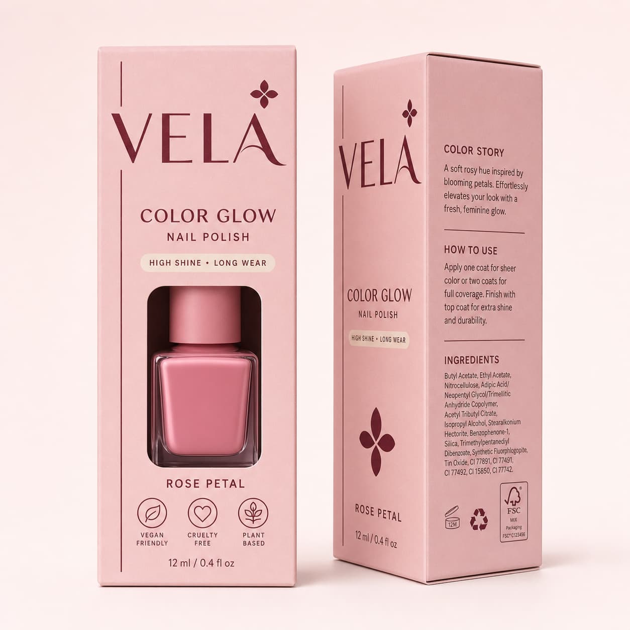 Custom Nail Polish Packaging Boxes