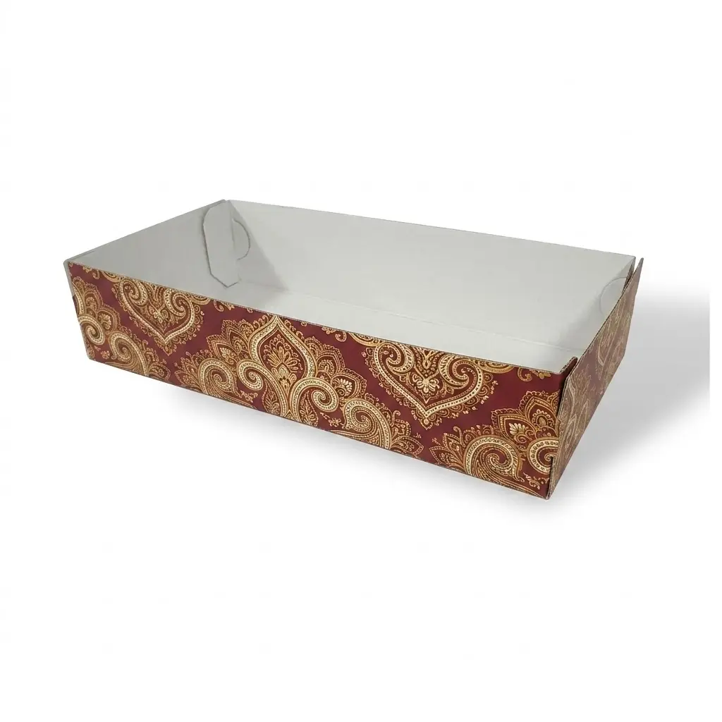 Custom White Corrugated Hamper Box