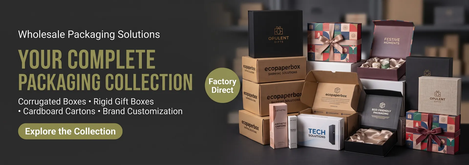 Wholesale Packaging Solutions - Complete Packaging Collection