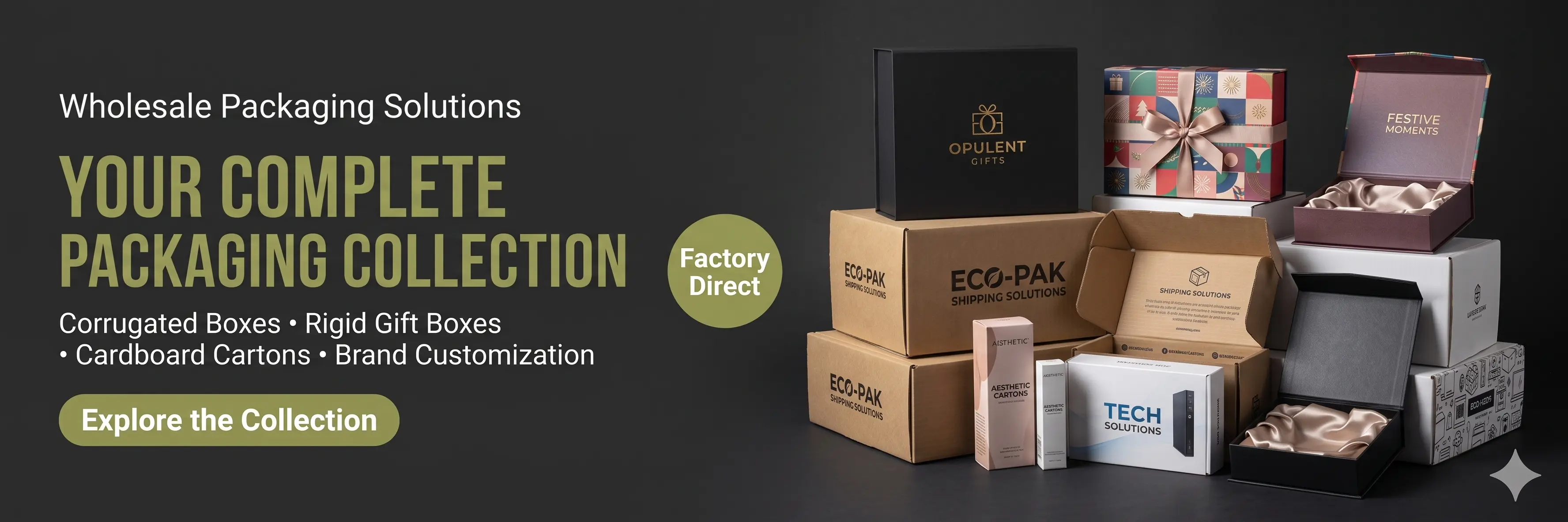 Wholesale Packaging Solutions - Complete Packaging Collection