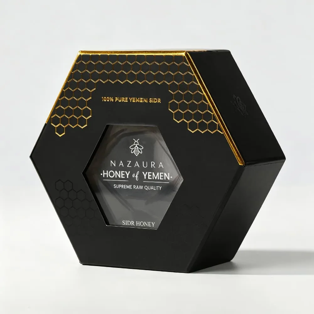 Custom Hexagon Honey Gift Box