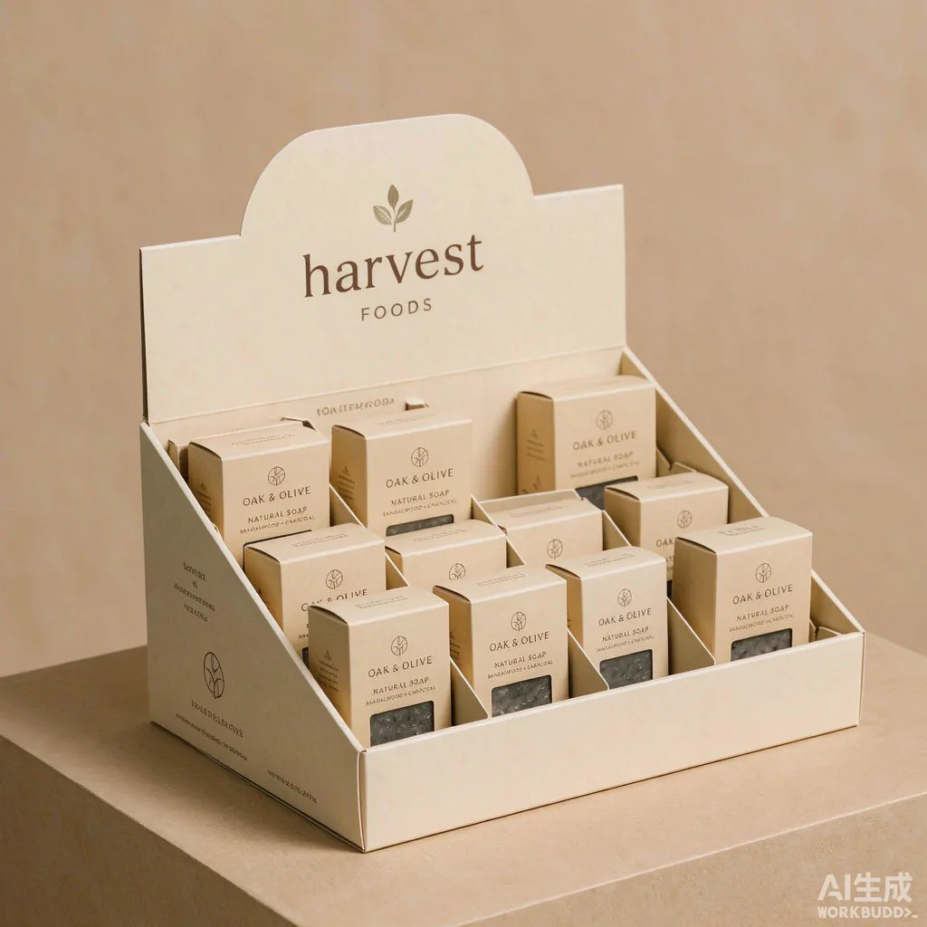 Counter Display Folding Carton Box