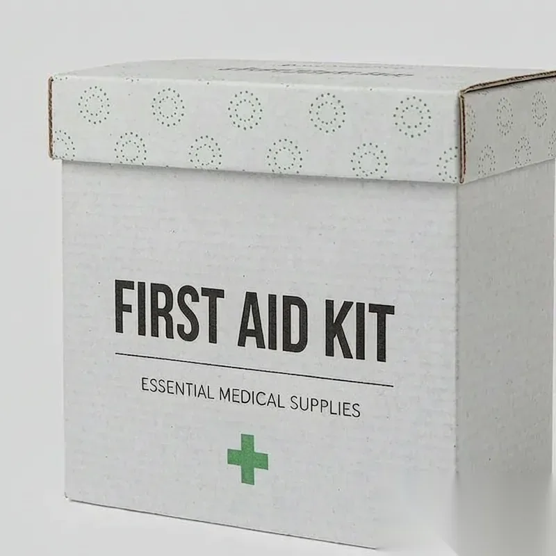 Custom First Aid Kit Box With Tray Inserts