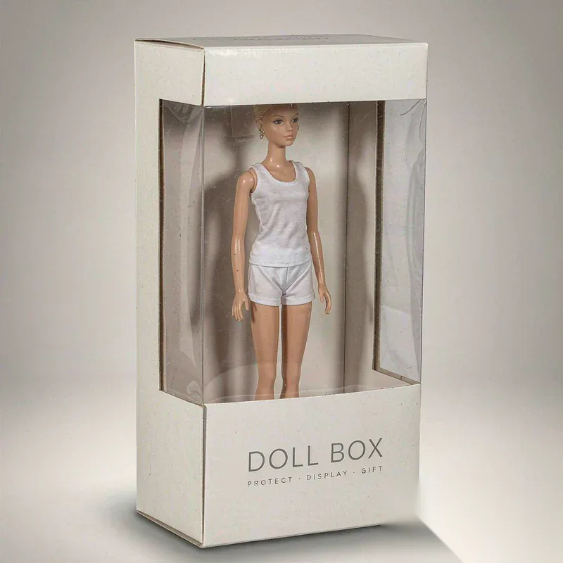 Custom Doll Box with Window for Collectible Figures