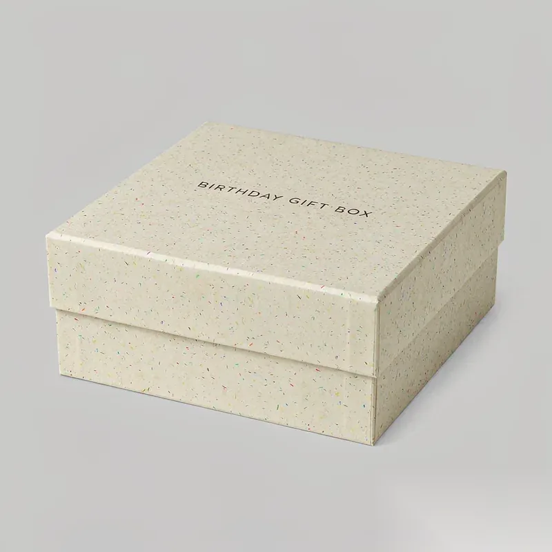 Custom Printed Birthday Gift Box with Lid - 3