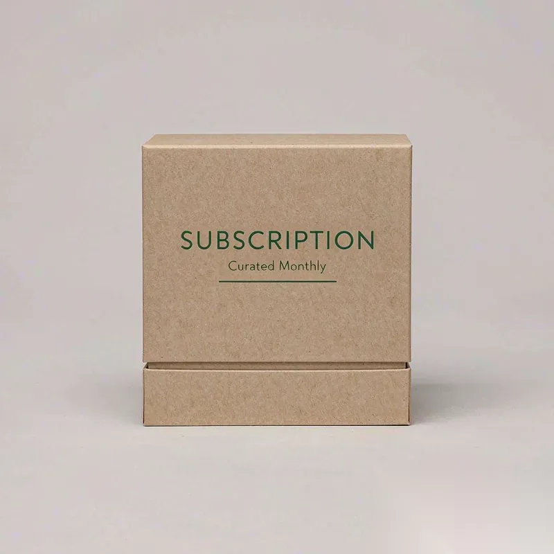 Custom Printed Subscription Gift Box with Insert - 1