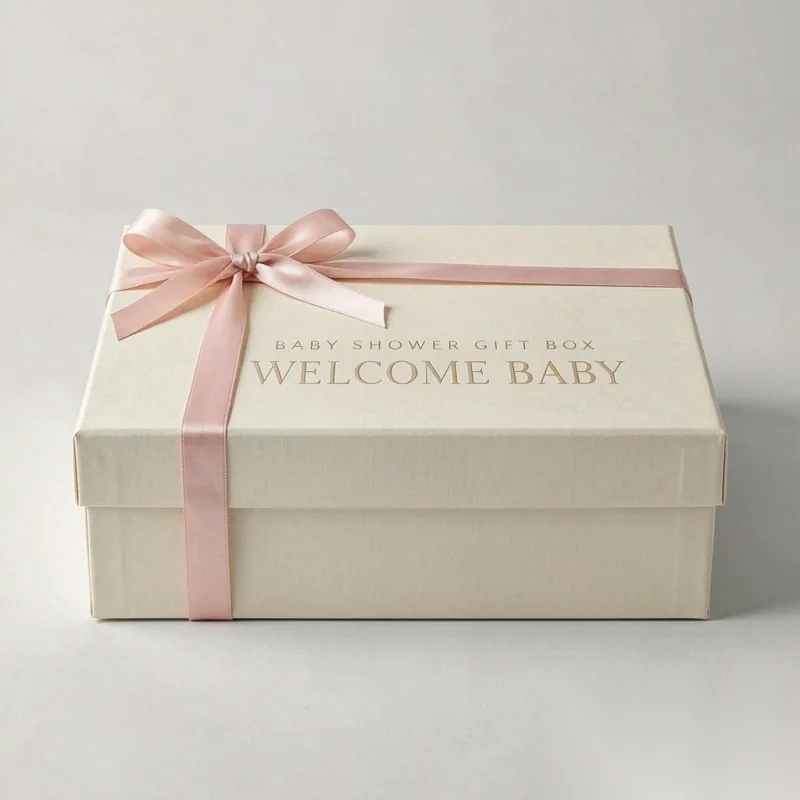 Custom Printed Baby Shower Gift Box - 1