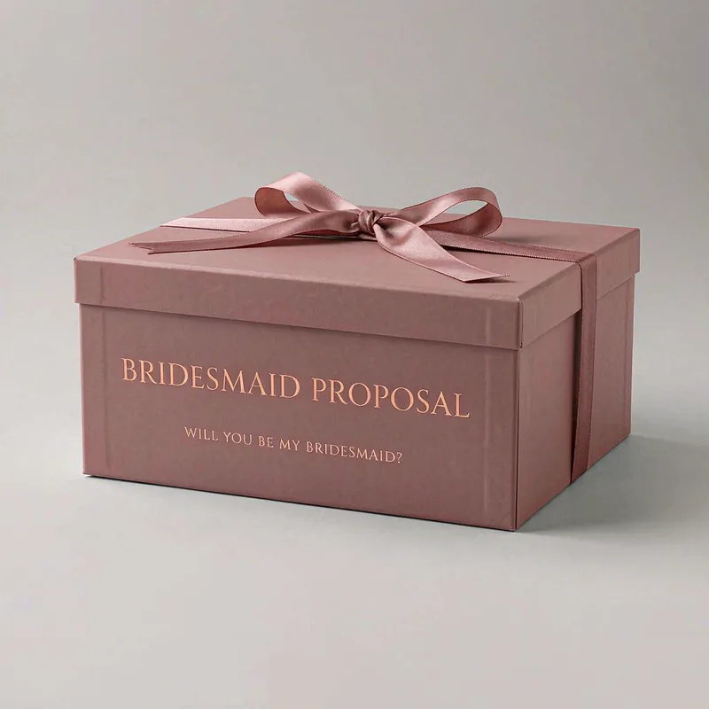 Custom Printed Bridesmaid Proposal Gift Box - 1