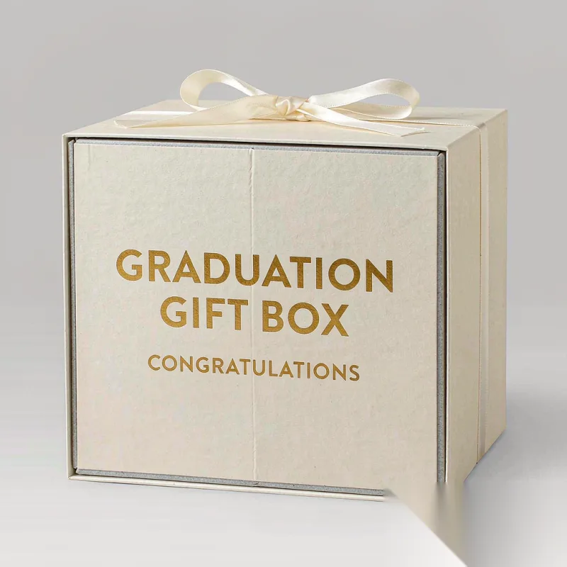 Custom Printed Graduation Gift Box with Ribbon - 1